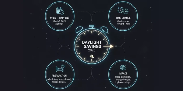 daylight savings 2026