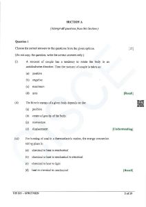 icse class 10th physics paper