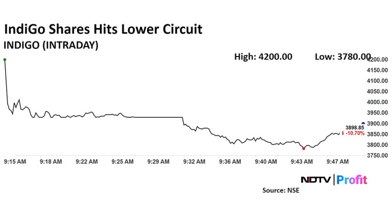 indigo share price