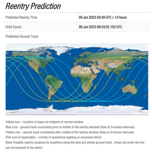 nasa satellite crash