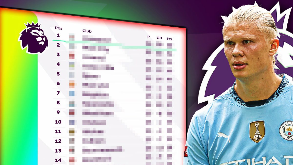 premier league standings