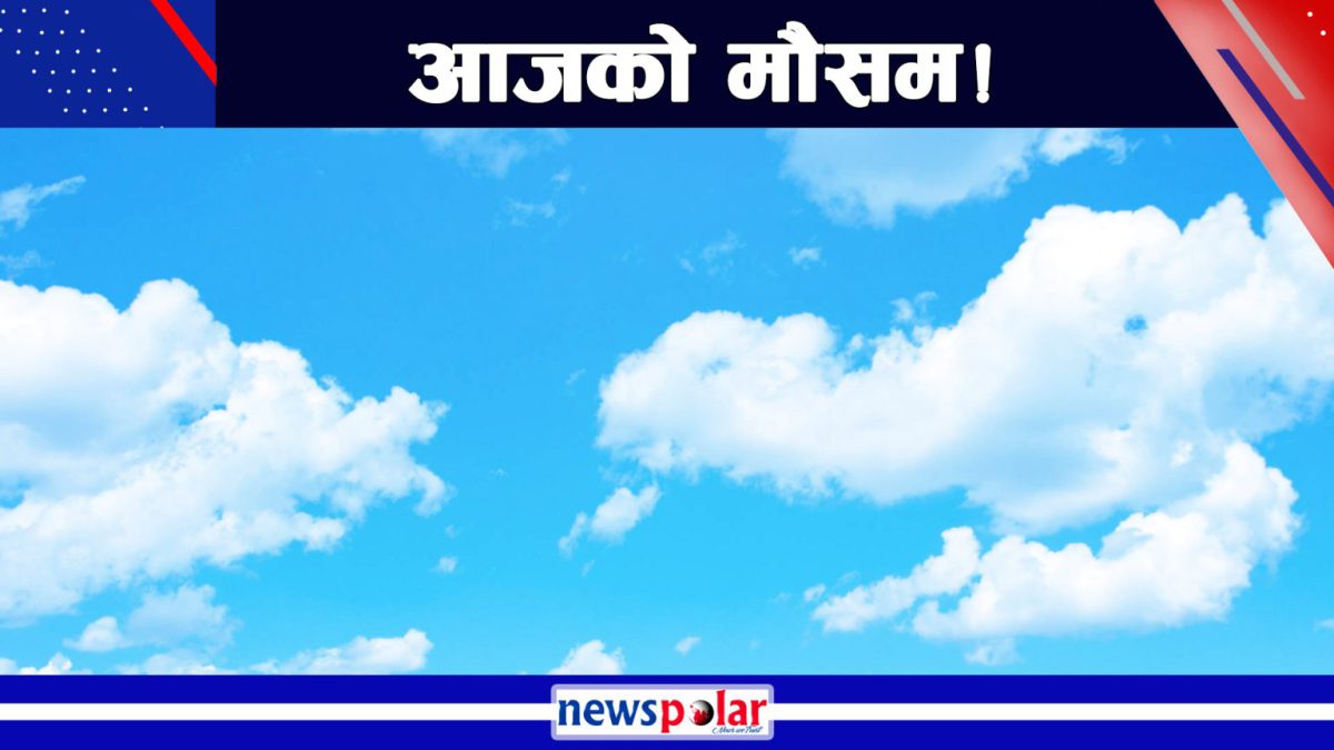 आज शाम का मौसम