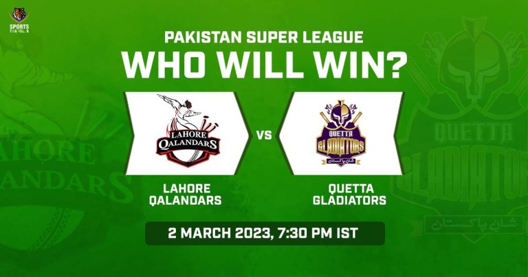 lahore qalandars vs quetta gladiators standings
