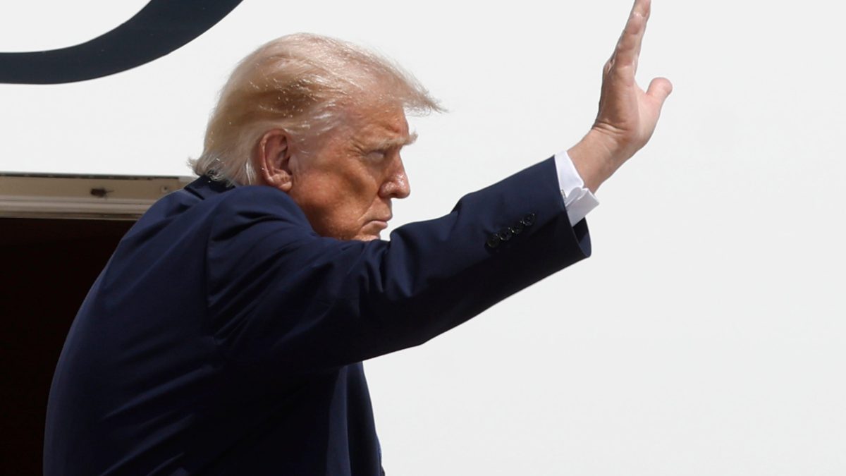 Trump says his plane faced 'greater risk' in secret flight change