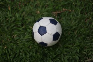 Soccer ball shown as an illustrative example of sports equipment