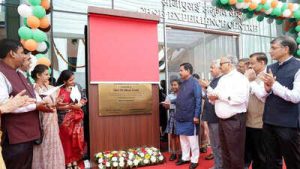 Union Education Minister Pralhad Joshi inaugurates the CBSE Experience Centre in Dwarka, Delhi