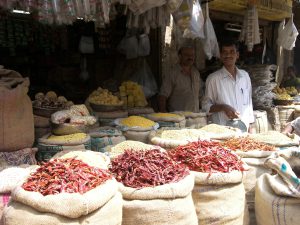 Indian grocery shop in Bengaluru, illustrating the retail channel for consumer goods