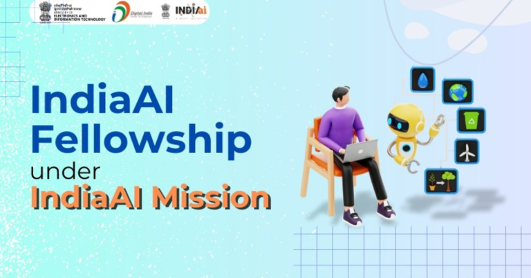 IndiaAI Fellowship under the IndiaAI Mission graphic