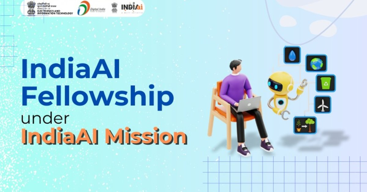 IndiaAI Fellowship under the IndiaAI Mission graphic