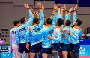 Indian kabaddi team photograph, representative of the sport.