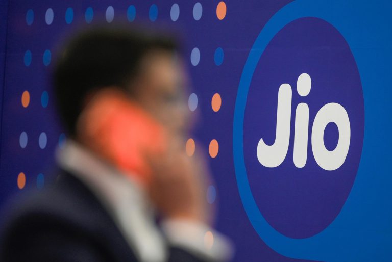 Jio Platforms branding and telecom technology infrastructure