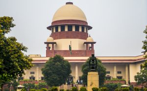 The central wing of the Supreme Court of India in New Delhi